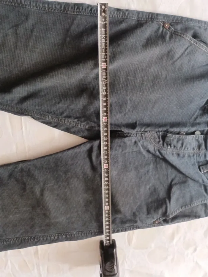 Pantalon jeans homme Japan Rags taille 38 coupe droite rétro vintage - photo numéro 9