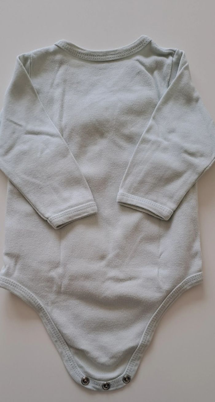 Lot de 3 bodies manches longues Vertbaudet 12 mois - photo numéro 8
