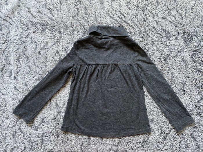 Teeshirt col roulé gris Kiabi - 4 ans - photo numéro 4