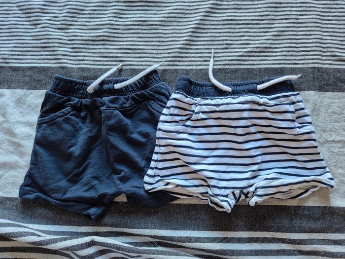 Lot de 2 shorts Vertbaudet