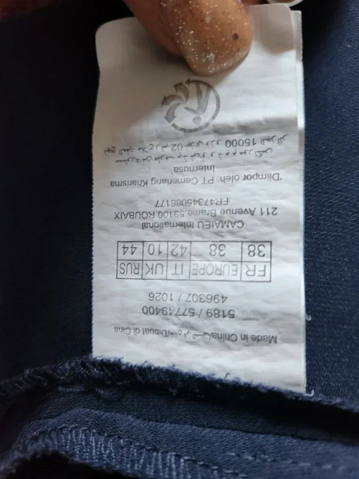 Robe courte sans manches Camaïeu – Taille 38 - photo numéro 4