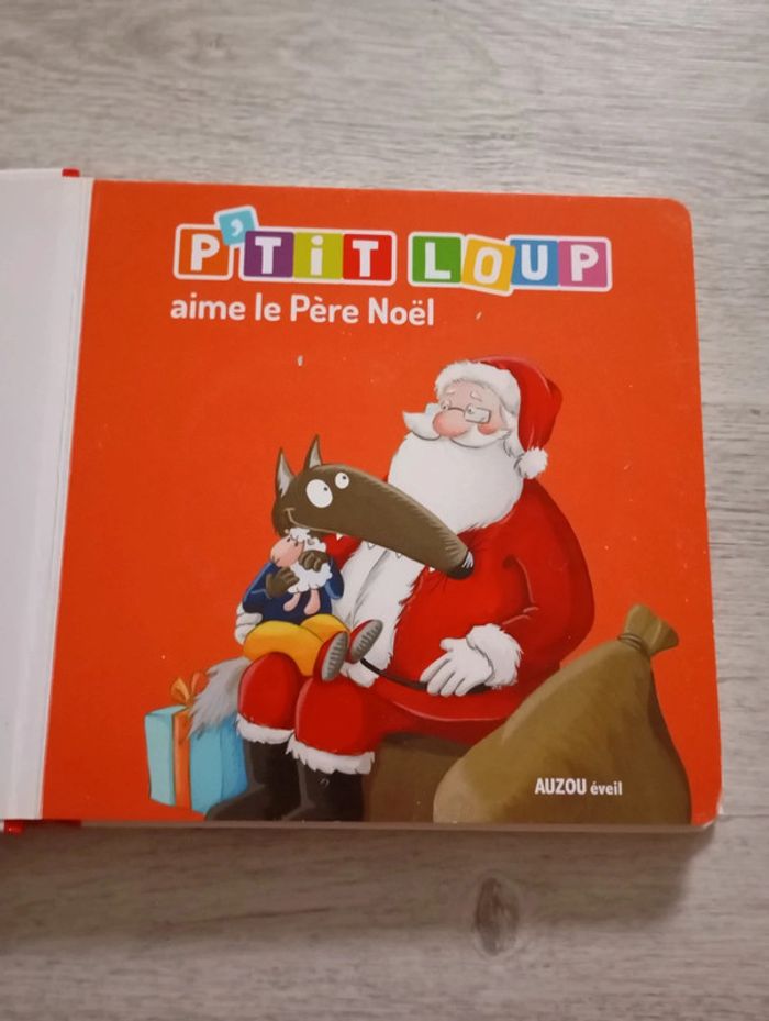 Livre p tit loup aime le pere Noël - photo numéro 3