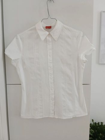 Chemise blanche en coton Cyrillus vintage