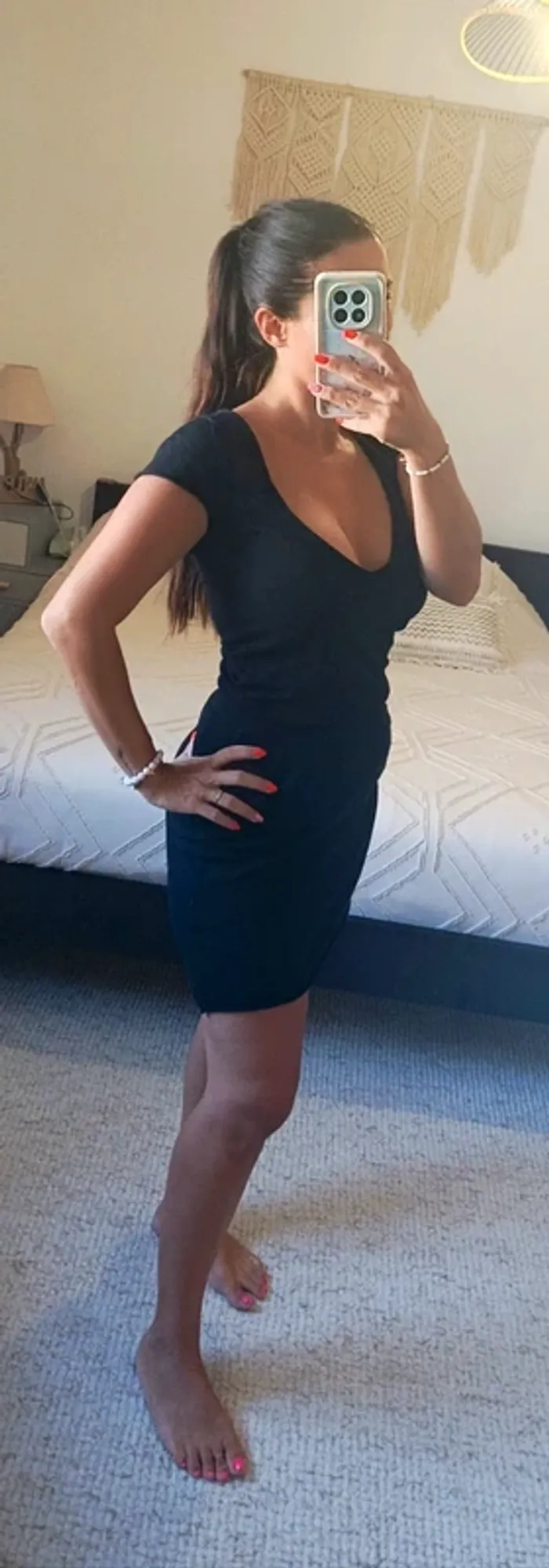 Petite robe noir Zadig & Voltaire T2 matière laine légère fluide modèle New Jazz