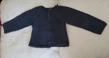 Gilet Obaïbi bleu marine