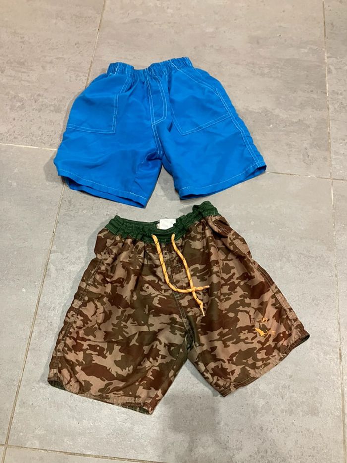 Lot 2 shorts de bain 10 ans