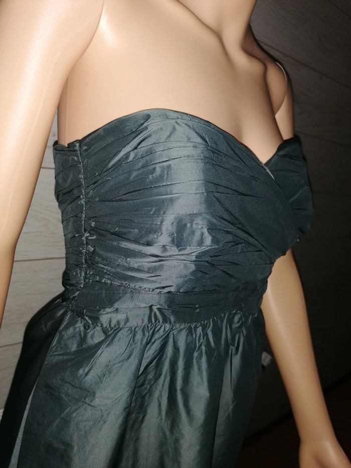 robe bustier aspect satin gris, Promod 36 - photo numéro 2
