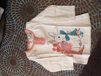 tee shirt fille 12 mois kimbaloo