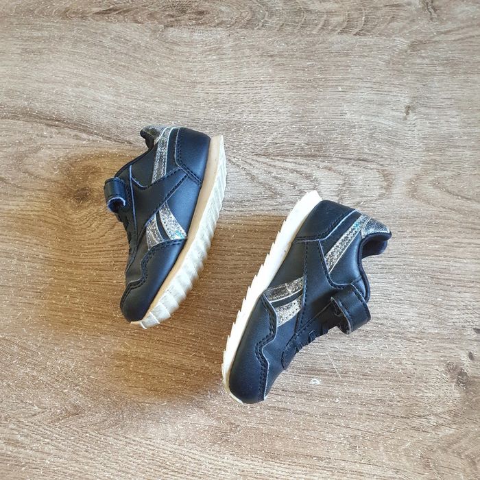 🩷 Baskets a scratch lacets élastiques pointure 22 Reebok #emyfleury_pointure22fille - photo numéro 4