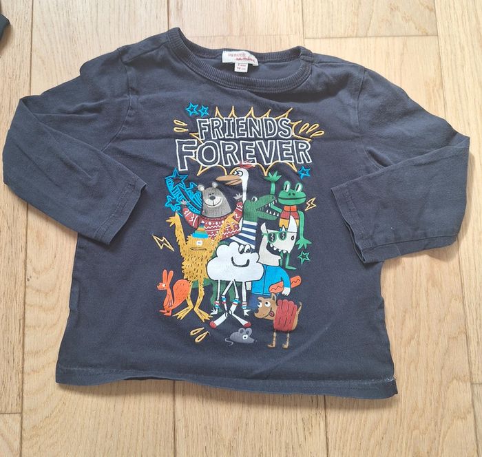 Lot de 2 T-shirt manches longues DPAM 36 mois - photo numéro 5