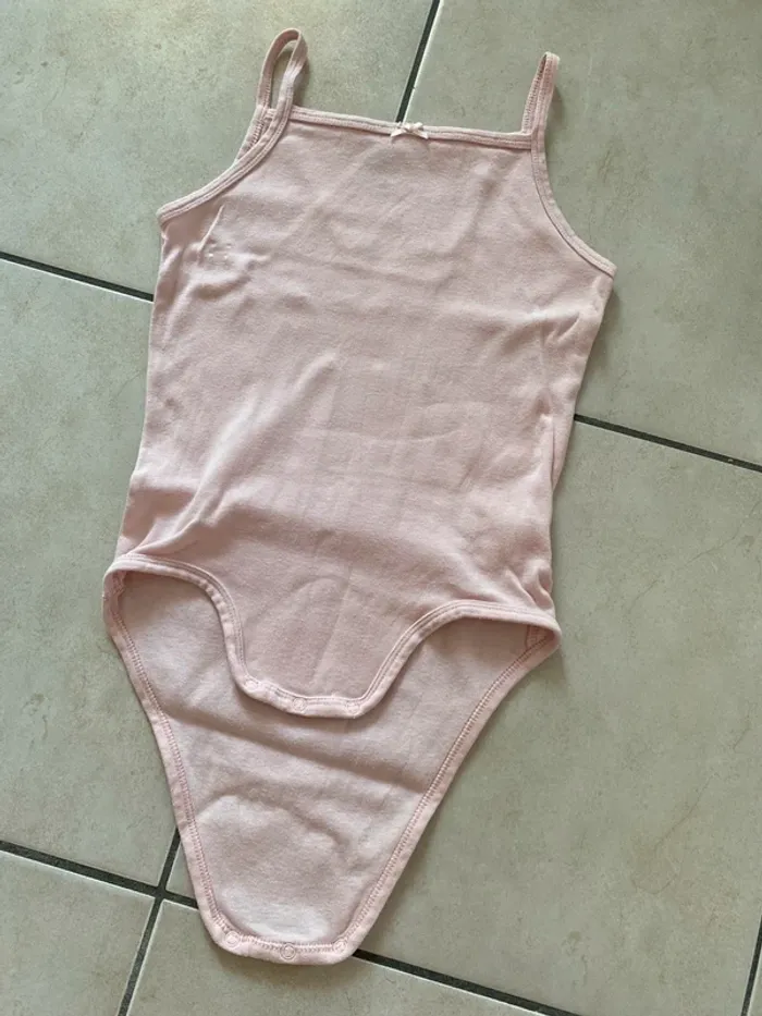 Body fine bretelles rose H&M 104 - photo numéro 3