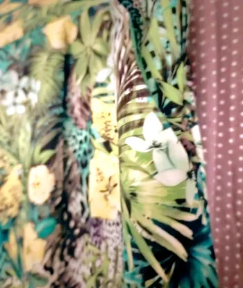 Pantalon fluide tropical vert Kiabi Taille XL Neuf