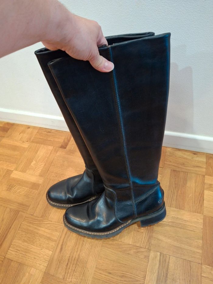 Bottes cuir noir sebago taille 38 - photo numéro 6