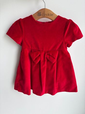 Magnifique robe rouge collection Noël Jacadi