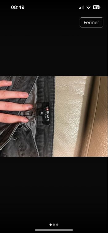 Jeans noir Morgan