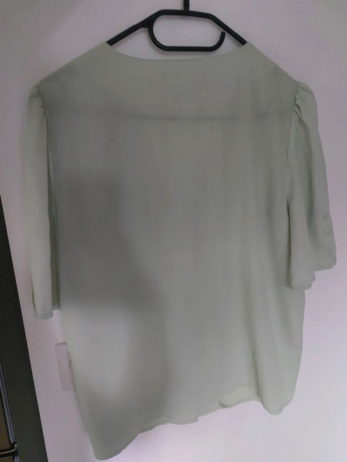 Blouse Mango verte - photo numéro 5
