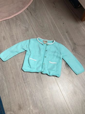 Gilet turquoise