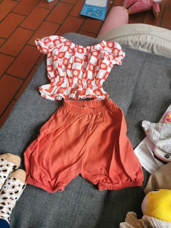 Ensemble haut et short 18 mois