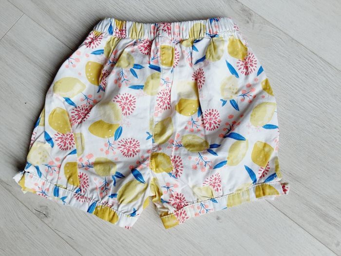 Vêtement bébé fille short citron Orchestra 23 mois 2 ans - photo numéro 3