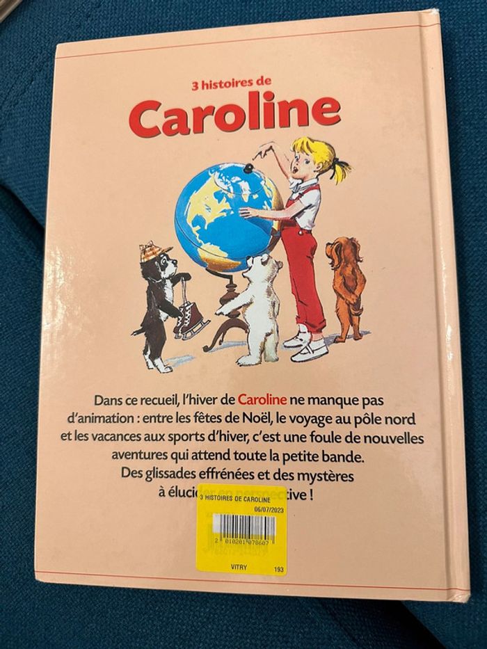 Livre 3 histoires de Caroline Pierre Probst pôle Nord sports d’hiver Noël vintage album - photo numéro 2