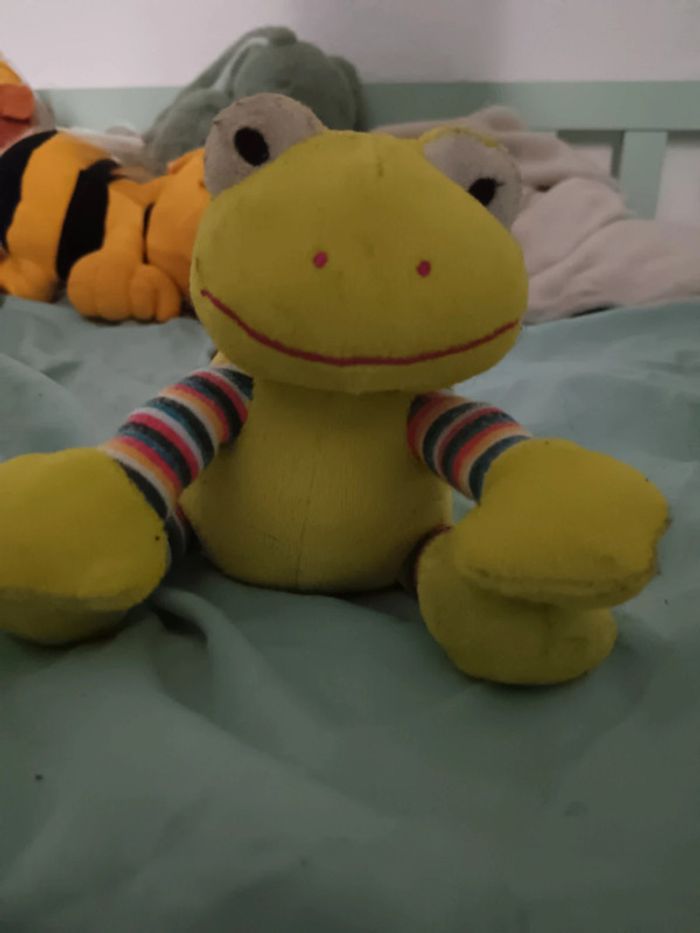 Peluche grenouille - photo numéro 2