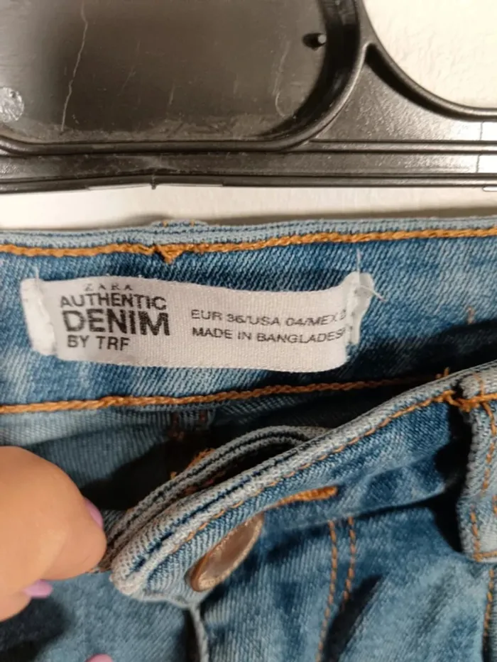 C19 jeans bleu Zara 36 - photo numéro 3