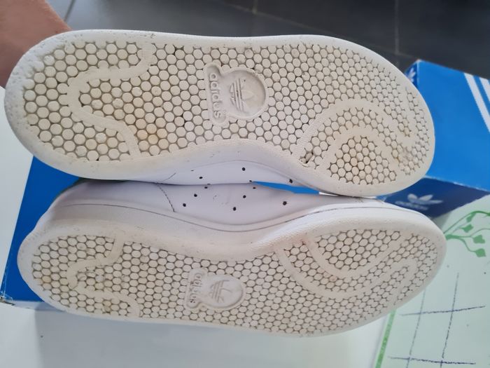 Stansmith blanche et verte - photo numéro 5