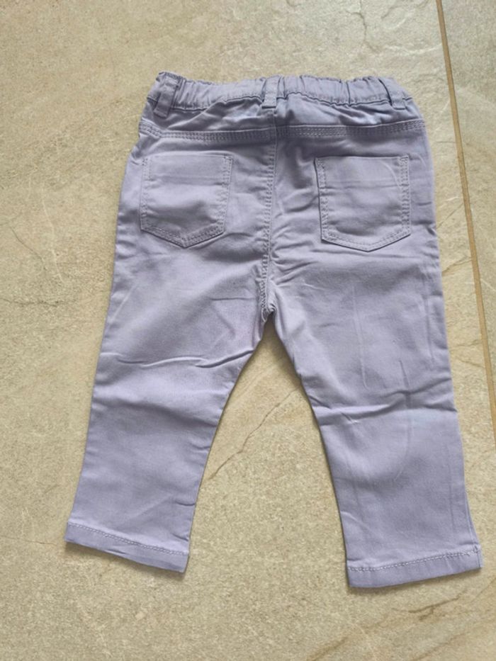 Lot 2 jeans 9 mois tex - photo numéro 6