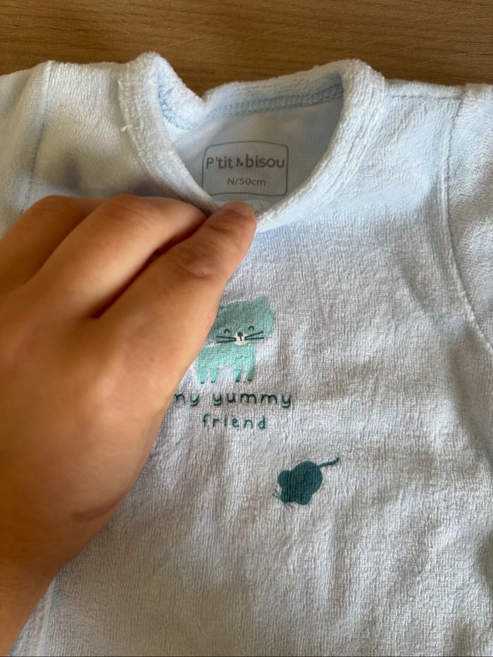 Pyjama velours naissance - photo numéro 2
