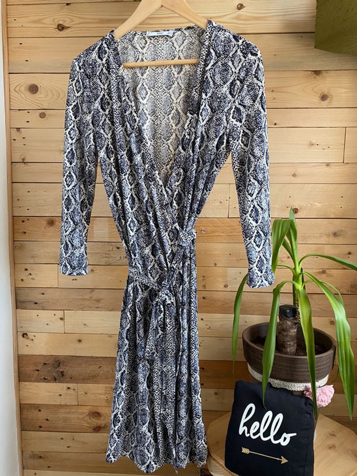 robe cache cœur ~ mango ~ taille S - photo numéro 3