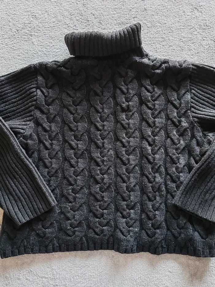 Pull col roulé torsadé Le Petit Baigneur – Taille 38 (M) Femme - photo numéro 4
