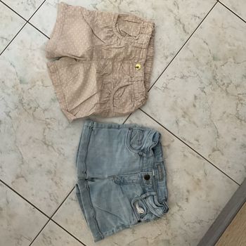 Lot 2 shorts taille 8 ans