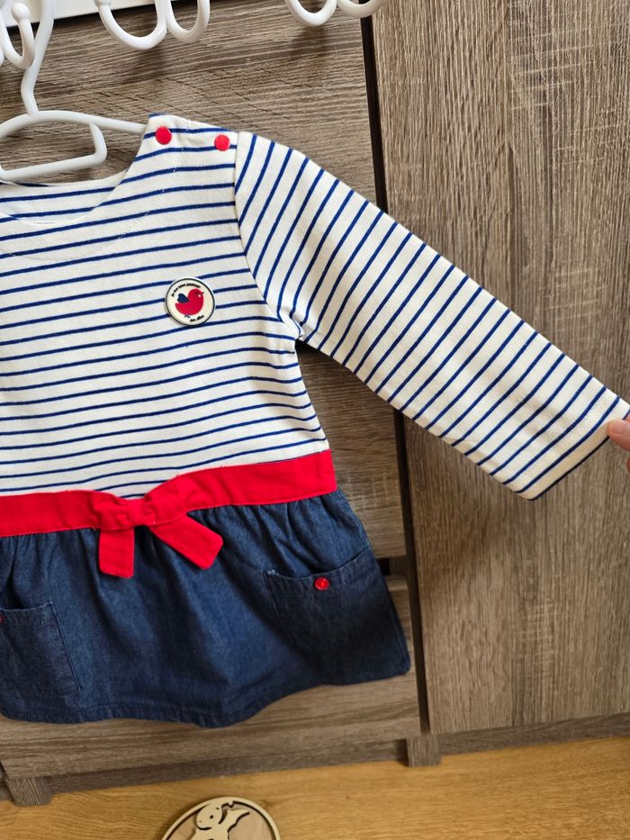 Vêtement Bébé Fille - Robe - Mots d’enfants - 12 mois - photo numéro 3