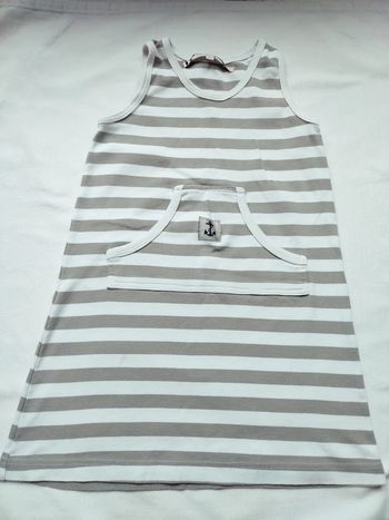 Robe de plage marinière 4 ans