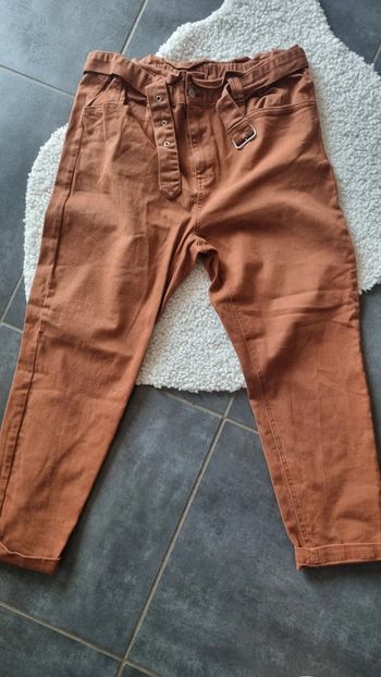 Pantalon jean kiabi 46 sable
