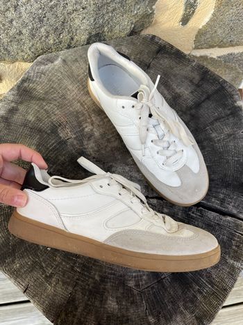 Basket blanche semelle marron - Stradivarius 