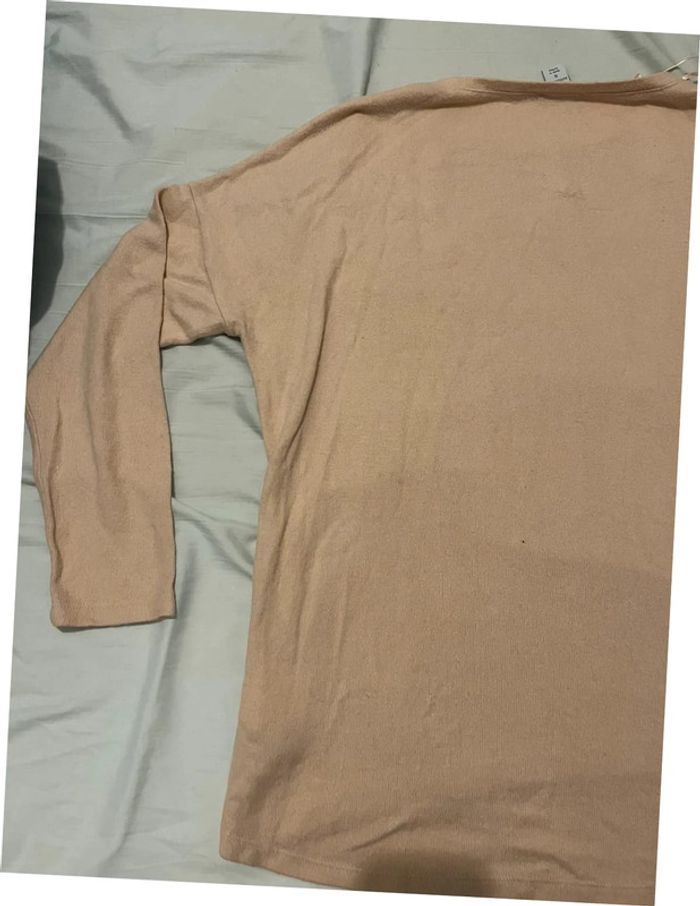 Pull Rose avec détails perles Taille S - photo numéro 6