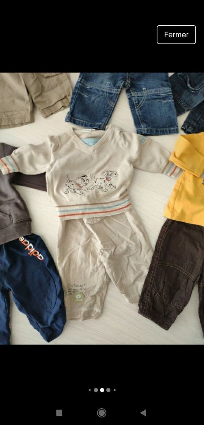 Gros Lot de 8 tenues ensembles bébé garçon 6 mois interchangeables - photo numéro 6