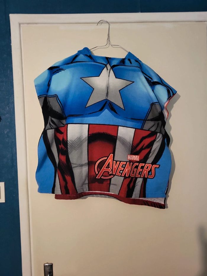 Captain America Peignoir Avengers Garcon Peignoir Enfant Robe De