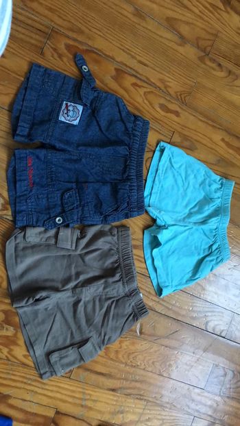 Lot de trois shorts