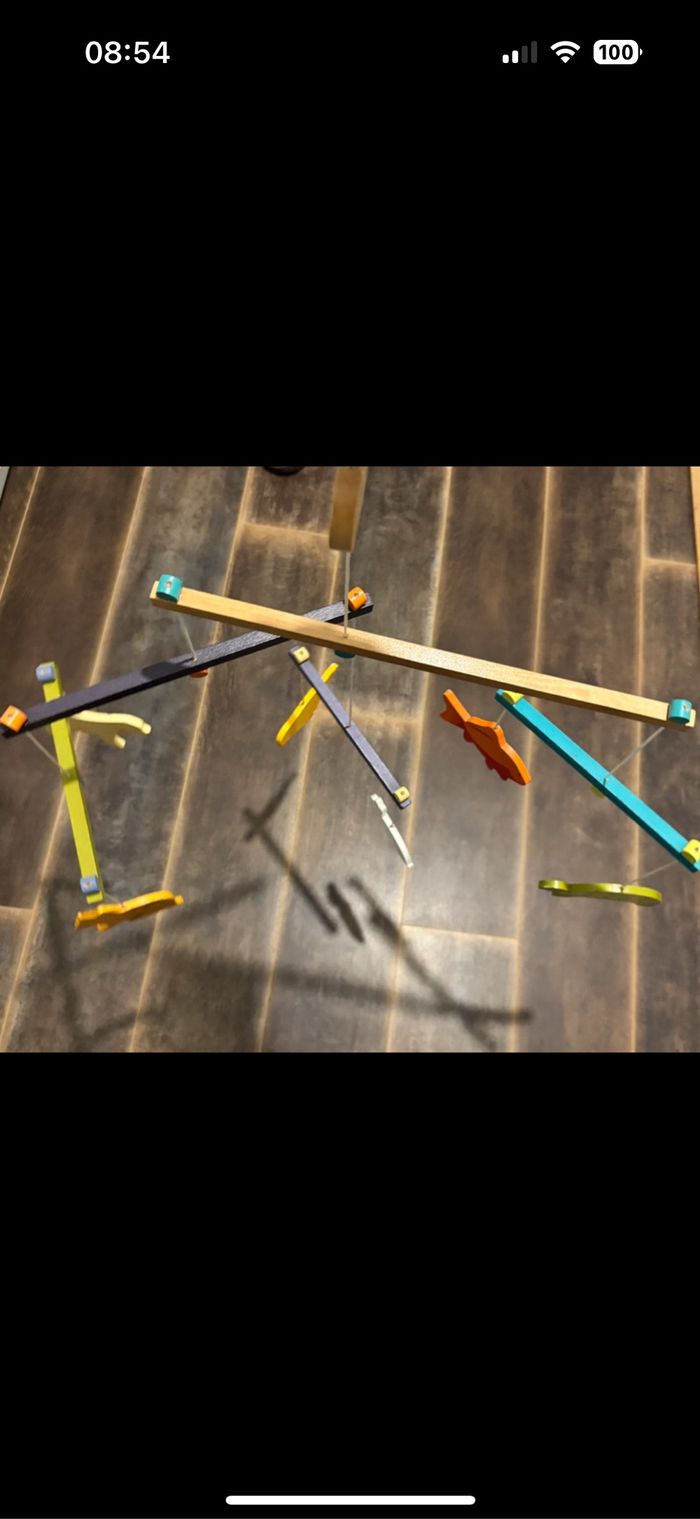 Mobile en bois à suspendre - photo numéro 2