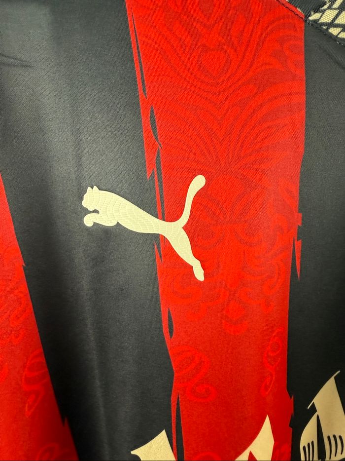 Maillot AC Milan Noir/Rouge – Puma – Taille L - photo numéro 4