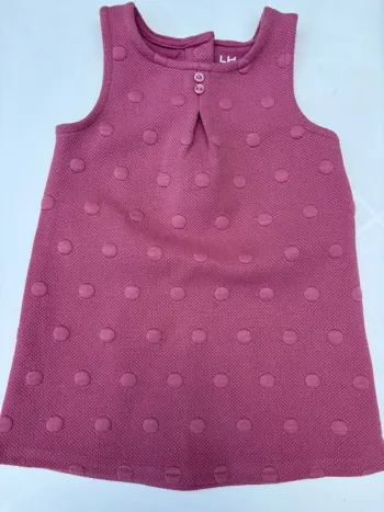 Robe rose La Halle 12 mois neuve