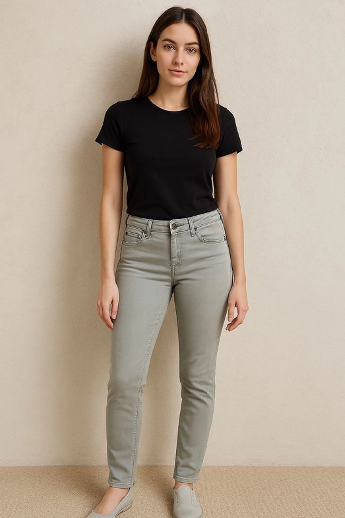 Jean gris clair Tommy Hilfiger – Taille 30, Longueur 34 - 30) - photo numéro 2