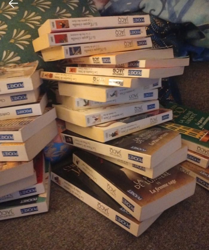 Lot de 23 livres de christian Jacq sur l Egypte - photo numéro 2