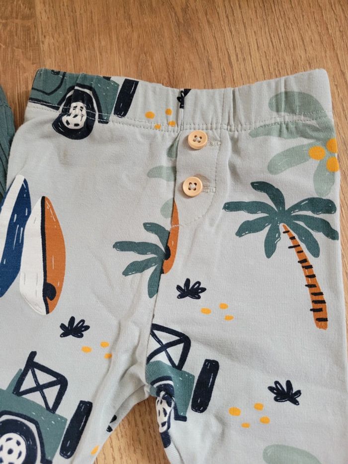 Lot de 2 leggings - 3 mois - photo numéro 2
