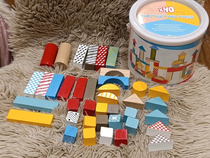 Blocs de construction en bois