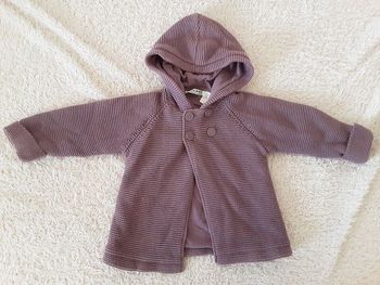 Veste/gilet Cocoon La Redoute mauve 18 mois