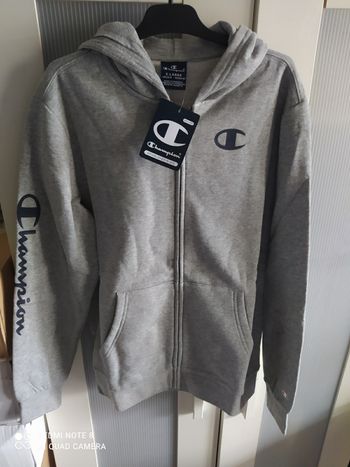 Sweat zippé molletonné taille 13/14ans neuf champion