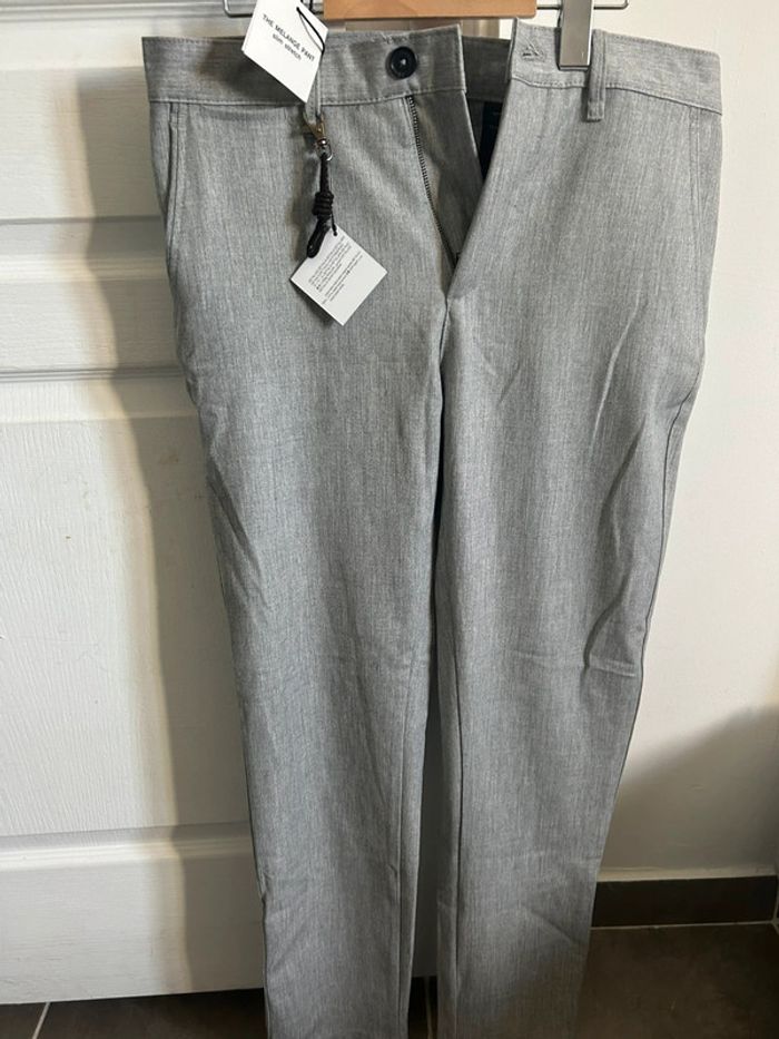 Pantalon Gris Zara Slim stretch - photo numéro 2